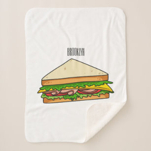 Couverture Sherpa Illustration Sandwich
