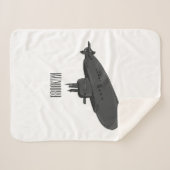 Couverture Sherpa Illustration sous-marine (Devant (Horizontal))