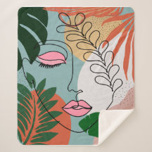 Illustration tropicale du Boho naturel