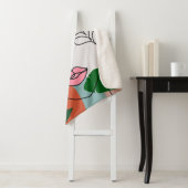 Couverture Sherpa Illustration tropicale du Boho naturel (En situation)