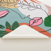 Couverture Sherpa Illustration tropicale du Boho naturel (3/4)