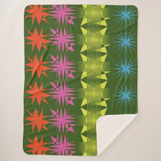 Couverture Sherpa Illustration Zigzag  (Devant)