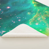 Couverture Sherpa Image de galaxie de groupe d'étoile de nébuleuse (3/4)