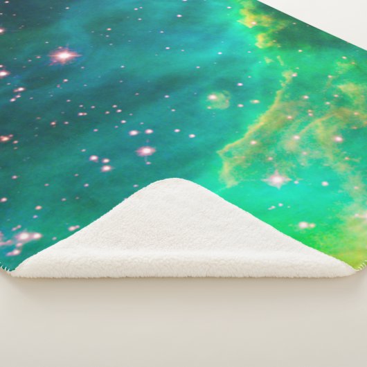 Couverture Sherpa Image de galaxie de groupe d'étoile de nébuleuse (3/4)