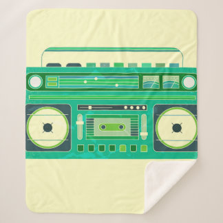 Couverture Sherpa Image vintage d'une boîte à flèche classique