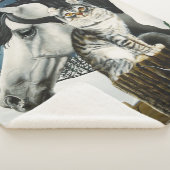 Couverture Sherpa Imaginaire de chat de la licorne blanche (3/4)