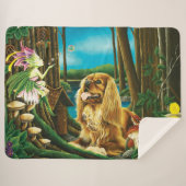 Couverture Sherpa Imaginaire du roi Charles Spaniel Sprite (Devant (Horizontal))