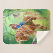 Couverture Sherpa Imaginaire général Unicorne et fée (Devant (Horizontal))