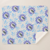 Couverture Sherpa Immaculée Conception Vierge Marie (Devant (Horizontal))