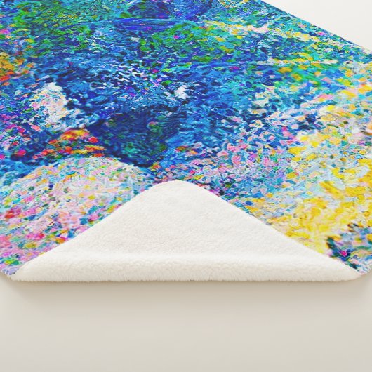 Couverture Sherpa Impression Abstraite dynamique (3/4)