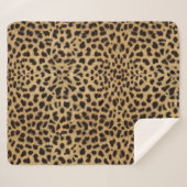 Couverture Sherpa Impression Cheetah (Devant (Horizontal))