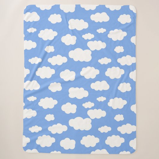 Couverture Sherpa Impression Cloud (Devant)