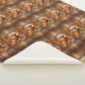 Couverture Sherpa Impression d'automne de la jolie vache Highland (3/4)