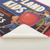 Couverture Sherpa Impression étiquette Hyland Kids Washington Apples (3/4)