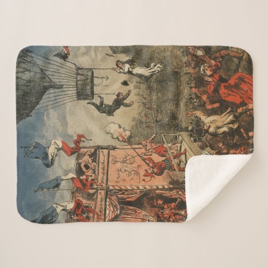 Couverture Sherpa Impression Humoristique D'Un Interprète Théâtral (Devant (Horizontal))