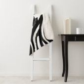 Couverture Sherpa Impression Lepard / Impression Zebra (En situation)