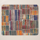 Couverture Sherpa Impression motif de la surface composée de collage (Devant (Horizontal))