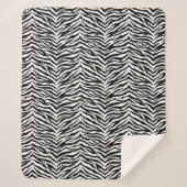 Couverture Sherpa Impression Sherpa Blanket-Zebra (Devant)
