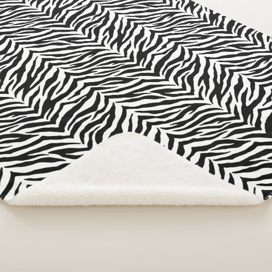 Couverture Sherpa Impression Sherpa Blanket-Zebra (3/4)