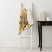 Couverture Sherpa Impression victorienne pour petite fille (En situation)