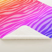 Couverture Sherpa Impression Zebra (3/4)