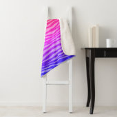 Couverture Sherpa Impression Zebra (En situation)