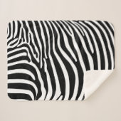 Couverture Sherpa Imprimé animal zèbre (Devant (Horizontal))