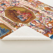 Couverture Sherpa imprimé baroque ultra opulent du XVIIe siècle (3/4)