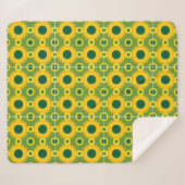 Couverture Sherpa imprimé de tournesol (Devant (Horizontal))