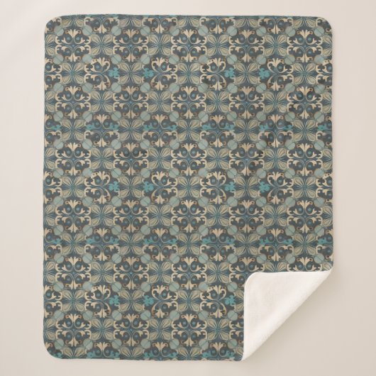 Couverture Sherpa in blue (Devant)