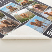 Couverture Sherpa In Love Memory Photo Collage Chien (3/4)