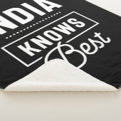 Couverture Sherpa Inde Nom personnalisé Cadeau d'anniversaire (3/4)