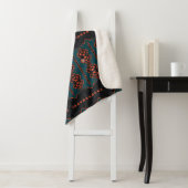 Couverture Sherpa Indépendant en orange et vert (En situation)