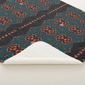 Couverture Sherpa Indépendant en orange et vert (3/4)