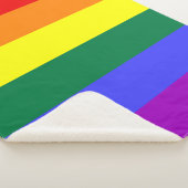 Couverture Sherpa Indicateur de la fierté arc-en-ciel (3/4)