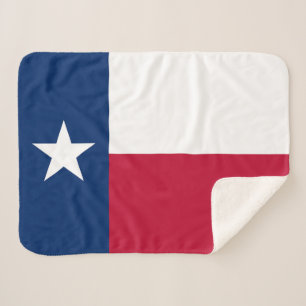 Couverture Sherpa Indicateur d'état du Texas