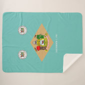Couverture Sherpa Indicateur du Delaware (Devant (Horizontal))