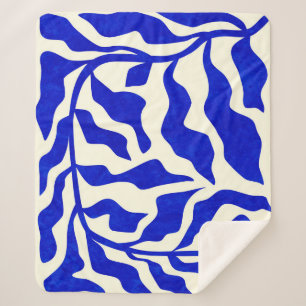 Couverture Sherpa Indigo Elegance