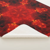 Couverture Sherpa Inferno Nexus - Fiery Kaleidoscope Art (3/4)