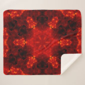 Couverture Sherpa Inferno Nexus - Fiery Kaleidoscope Art (Devant (Horizontal))