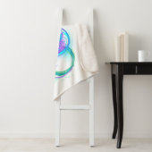 Couverture Sherpa Infinity avec Rainbow Jellyfish (En situation)