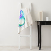 Couverture Sherpa Infinity avec Rainbow Jellyfish (En situation)