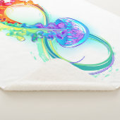Couverture Sherpa Infinity avec Rainbow Jellyfish (3/4)
