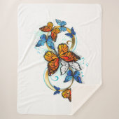 Couverture Sherpa Infinity of Monarch Butterflies (Devant)