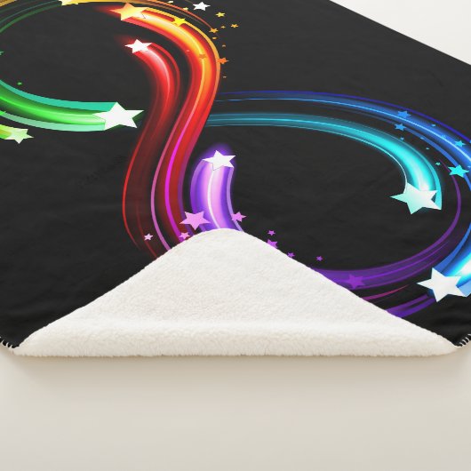 Couverture Sherpa Infinity symbol of rainbow comets (3/4)