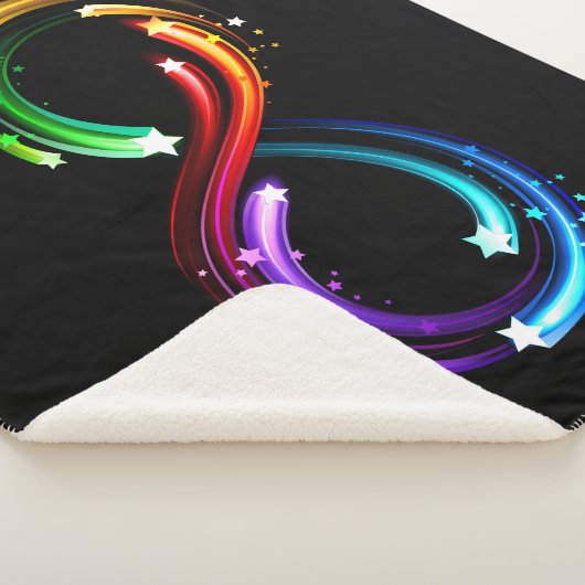 Couverture Sherpa Infinity symbol of rainbow comets (3/4)