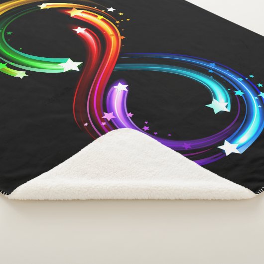 Couverture Sherpa Infinity symbol of rainbow comets (3/4)