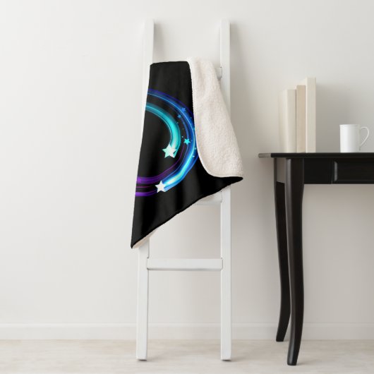 Couverture Sherpa Infinity symbol of rainbow comets (En situation)