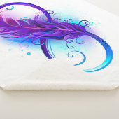 Couverture Sherpa Infinity with purple feather (3/4)