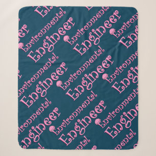 Couverture Sherpa Ingénieur environnemental rose
